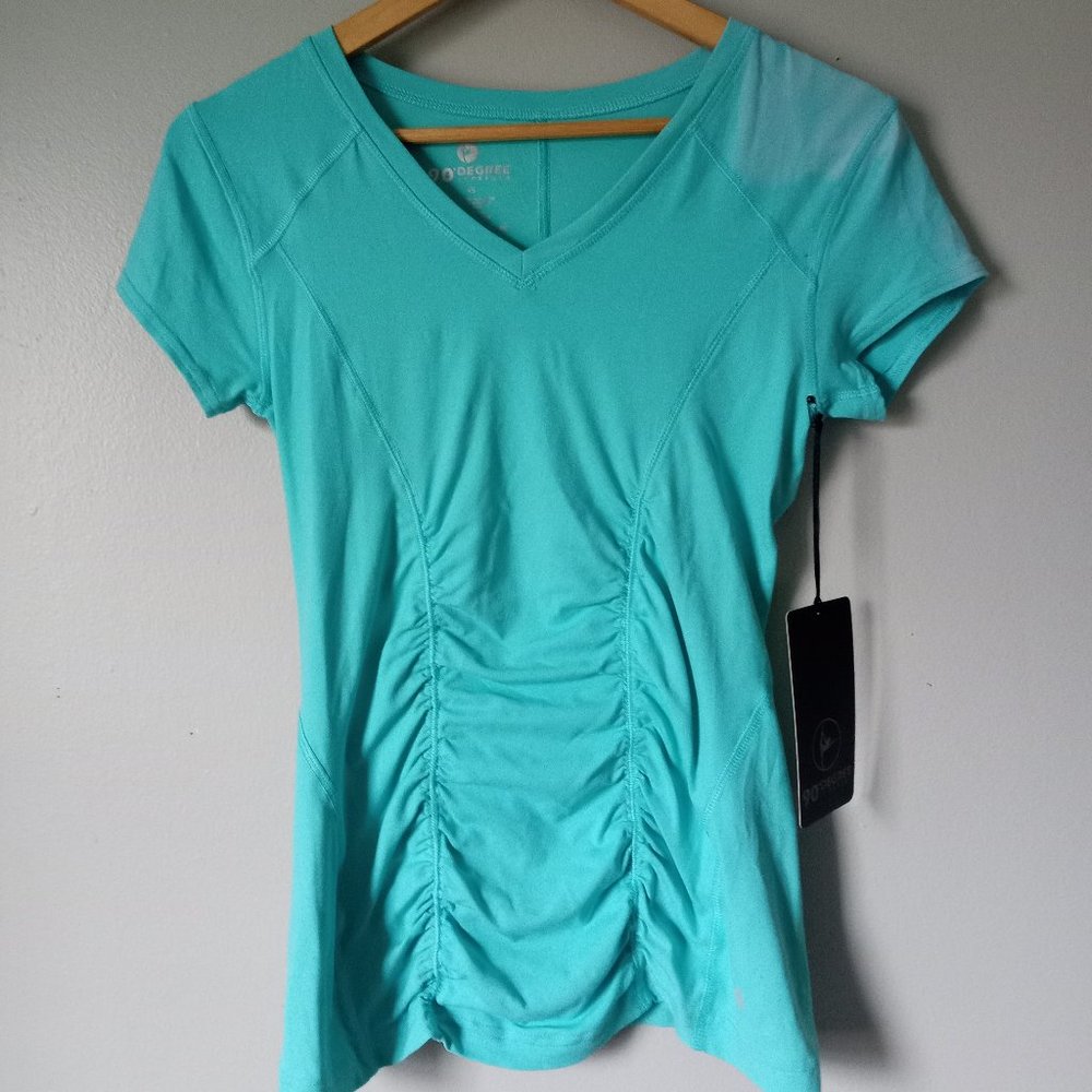 90 Degree Sky Blue Workout Shirt